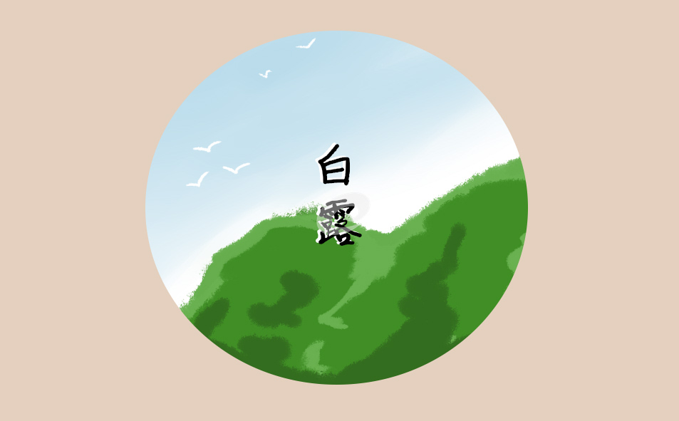 白露推文文案短句