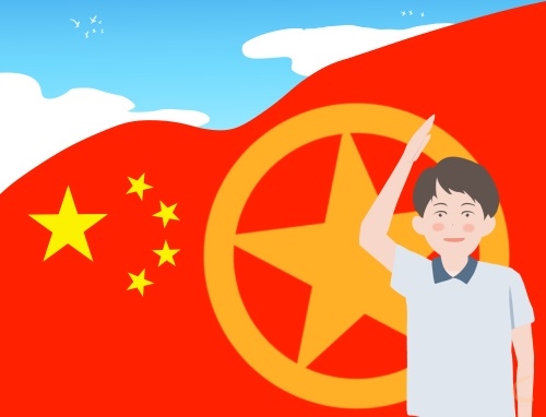 团员申请书范文500字